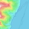 Brando topographic map, relief map, elevations map