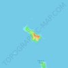 Pakatoa Island topographic map, elevation, relief