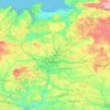 Ille-et-Vilaine topographic map, elevation, relief