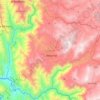 Abejorral topographic map, elevation, relief