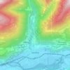 Sondrio topographic map, elevation, relief