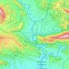 Lumbier topographic map, relief map, elevations map