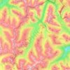 Livigno topographic map, elevation, relief