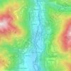 Capo di Ponte topographic map, relief map, elevations map