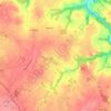 Prat topographic map, elevation, relief