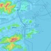 Macau topographic map, relief, elevation