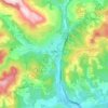 Lodève topographic map, relief map, elevations map