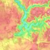 Nant topographic map, elevation, relief