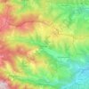 Mosset topographic map, relief map, elevations map