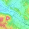 Monreal topographic map, relief map, elevations map