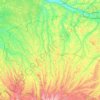 Gers topographic map, relief map, elevations map