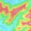Le Ménil topographic map, elevation, relief