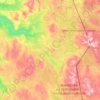 Tydal topographic map, elevation, relief