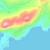 Gortalia topographic map, relief map, elevations map