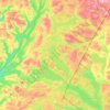 Røyrvik topographic map, elevation, relief