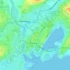 Townparks topographic map, relief map, elevations map