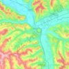 Dej topographic map, elevation, relief