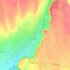 Matca topographic map, elevation, relief