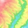 La Vernière topographic map, relief map, elevations map