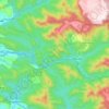 Pamba river topographic map, relief map, elevations map
