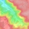 Le Darcy topographic map, elevation, relief