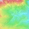 Arefu topographic map, elevation, relief