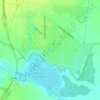 Plaza de Doñana topographic map, elevation, relief