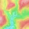 Le Hockai topographic map, elevation, relief