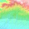 Los Molinos topographic map, elevation, relief