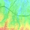 Cibuluh topographic map, elevation, relief