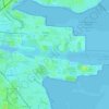 Liffey topographic map, relief map, elevations map