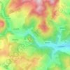Lopătari topographic map, elevation, relief