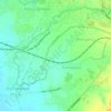 Cibodas topographic map, elevation, relief