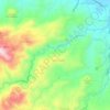 Citeureup topographic map, elevation, relief